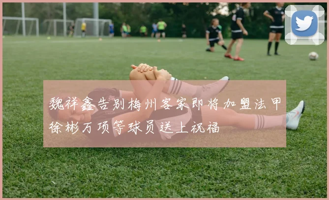 魏祥鑫告别梅州客家即将加盟法甲徐彬万项等球员送上祝福